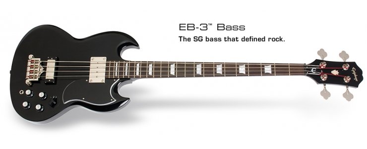  Бас гитара Epiphone EB-3
