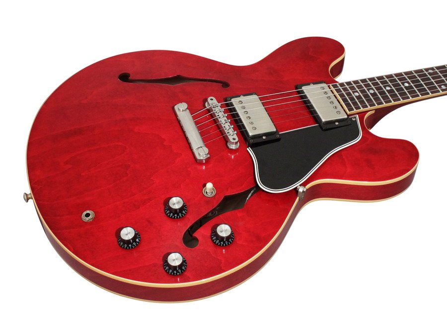 Полуакустическая электрогитара Gibson Memphis ES335 WARREN HAYNES 1961 60'S FADED CHERRY