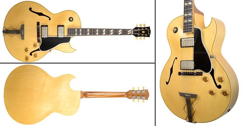 Полуакустическая электрогитара Gibson Memphis ES175 - Antique Natural