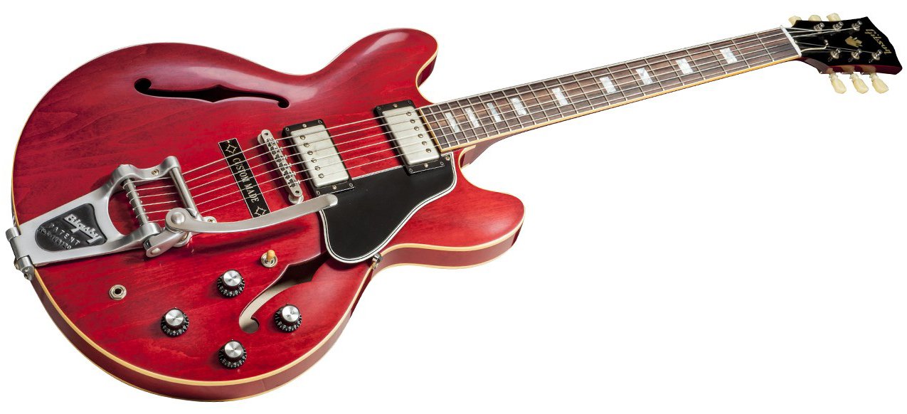 Полуакустическая электрогитара Gibson Memphis ES335 Rich Robinson 1963 Sixties Cherry 2015