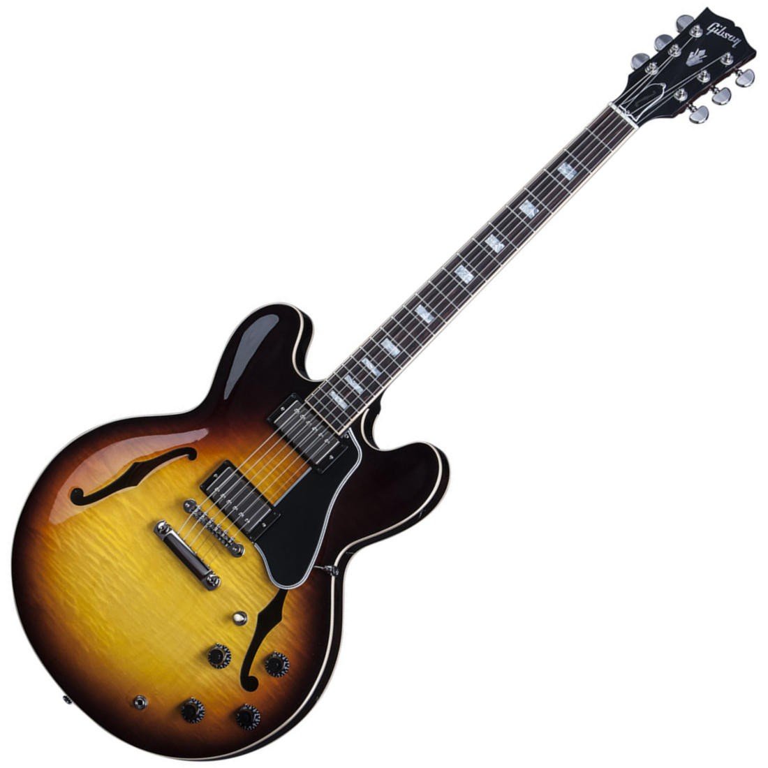 Полуакустическая электрогитара Gibson Memphis ES-355 Sunset Burst 2015