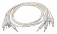 Erica Synths Eurorack patch cables 60cm, 5 pcs white