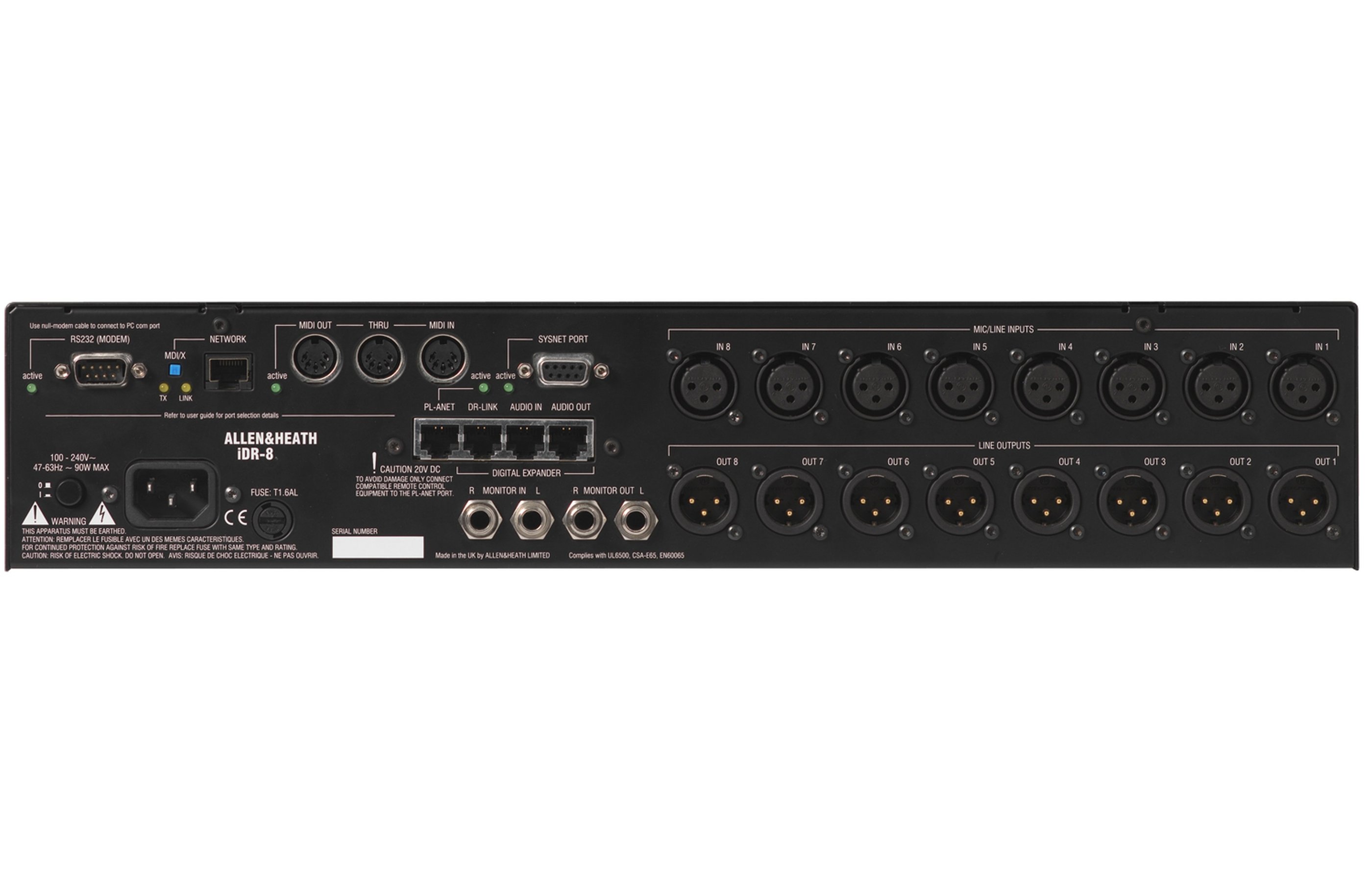 Специальный микшер Allen & Heath IDR-8ST фото-3 Специальный микшер Allen & Heath IDR-8ST фото-3