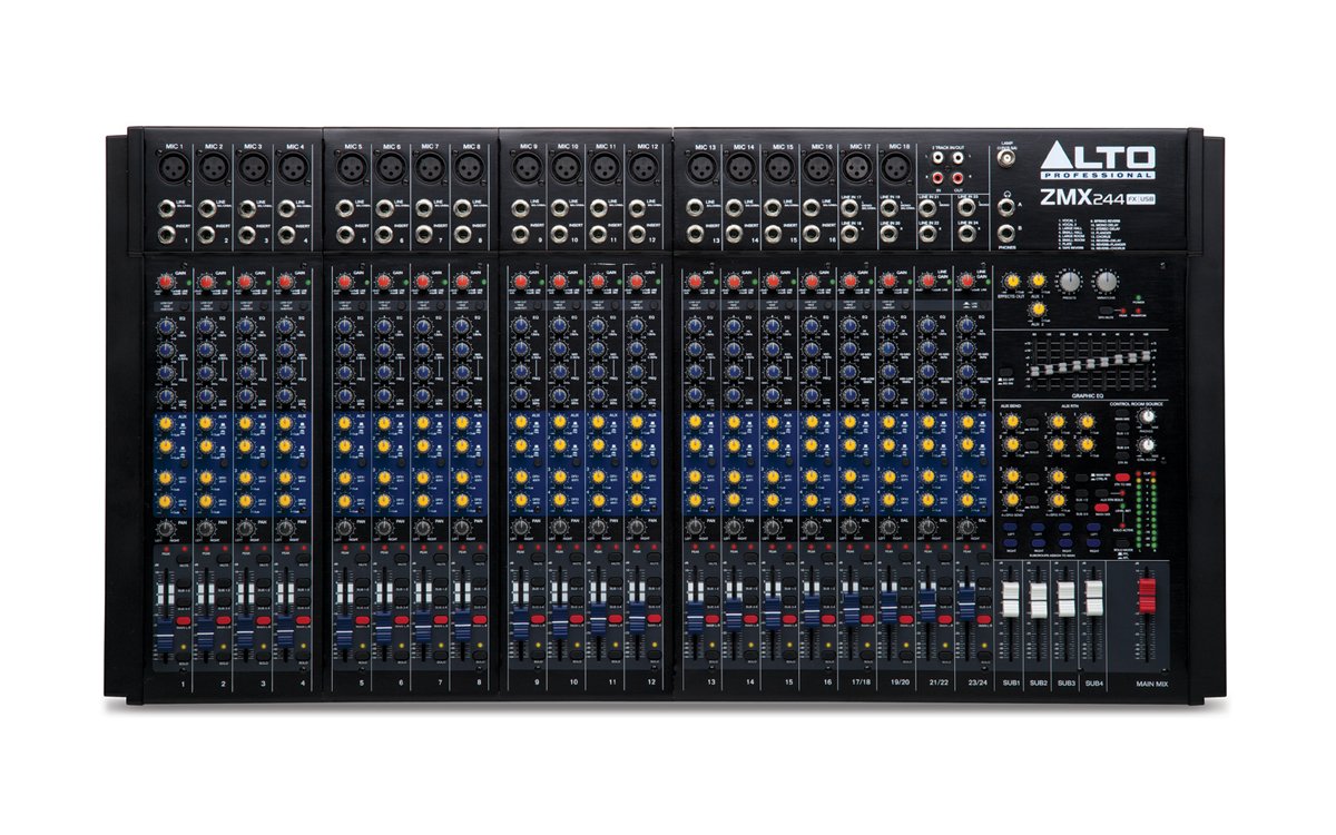 Микшерный пульт Alto ZMX244FX USB - фото1