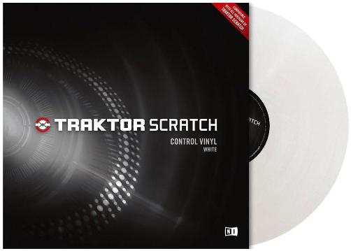 DJ  Native Instruments Traktor Scratch Pro Control Vinyl White Mk2