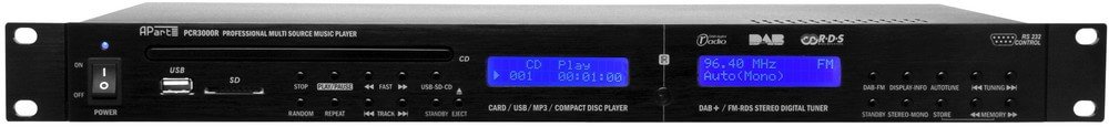 Проигрыватель CD/MP3/USB/SD APart PCR3000R