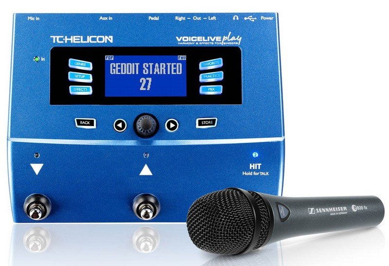   TC Helicon VoiceLive Play with Sennheiser e 835 fx