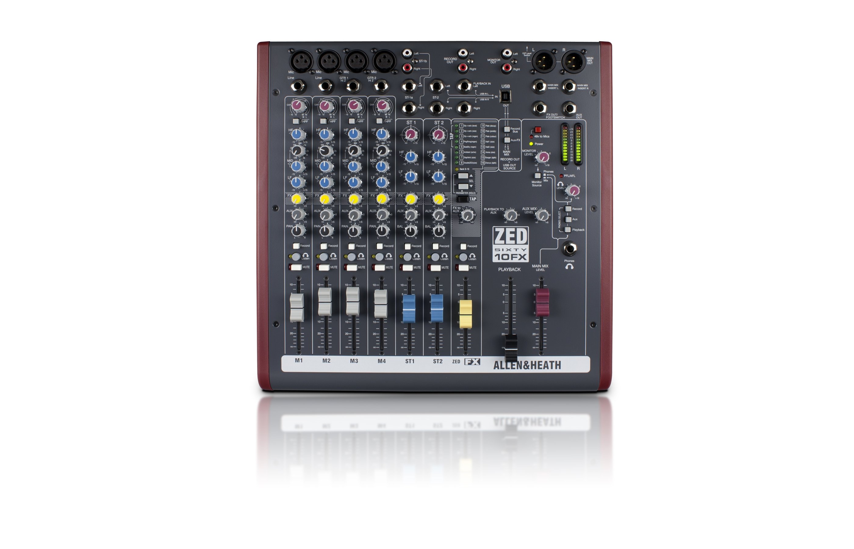 Аналоговый микшер Allen & Heath ZED60-10FX фото-3